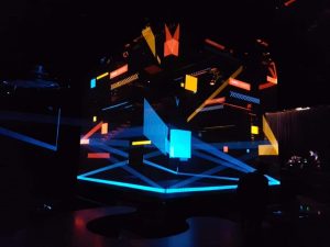 Holograma abstracto para fiestas y eventos